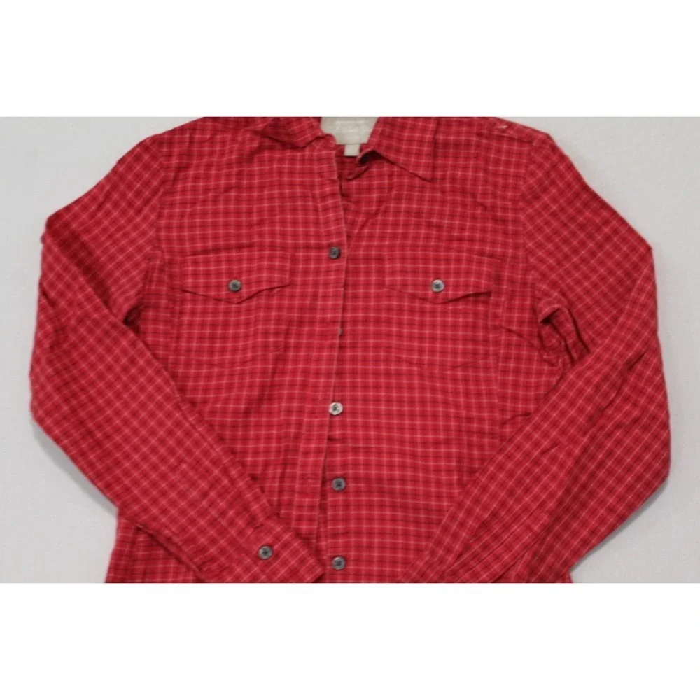 Banana Republic Men Red Shirt Button Down Soft Wash Size XS